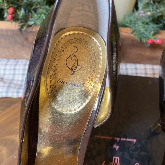 Baby Phat Vintage Y2K Mary Jane Green Gold Stiletto Heels - Picture 8 of 16